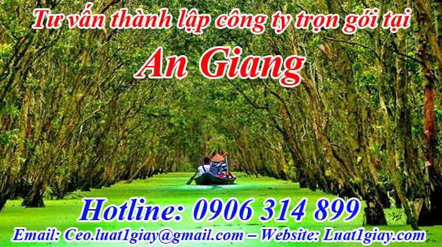 Dịch vụ thành lập công ty tại An Giang