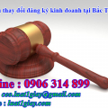 Thay đổi đăng ký kinh doanh tại Bắc Từ Liêm  Hà Nội