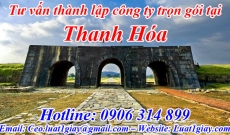 Tư vấn Thủ tục Thành lập Công ty tại Thành phố Thanh Hóa