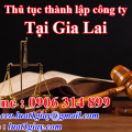 Hướng dẫn Thủ tục thành lập công ty tại Gia Lai