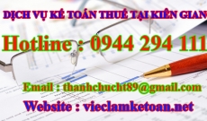 Học Kế toán Thuế thực tế tại Kiên Giang giá rẻ