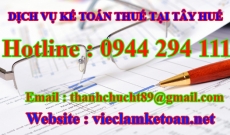 Học Kế toán Thuế thực tế tại Huế giá rẻ