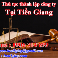 Hướng dẫn Thủ tục thành lập công ty tại Tiền Giang