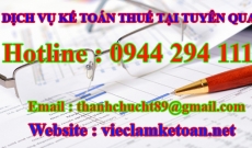 Học Kế toán Thuế thực tế tại Tuyên Quang giá rẻ