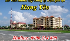 Tư vấn Thủ tục Thành lập Công ty tại Thành phố Hưng Yên