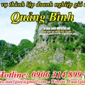 Thủ tục Thành Lập Doanh Nghiệp tại Quảng Bình