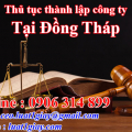 Hướng dẫn Thủ tục thành lập công ty tại Đồng Tháp