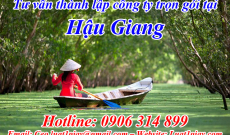Dịch vụ Tư vấn Thủ tục Thành lập Công ty tại Hậu Giang giá rẻ nhất