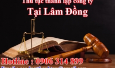 Dịch vụ Tư vấn Thủ tục Thành lập Công ty TNHH tại Lâm Đồng