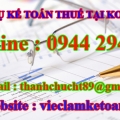 Dịch vụ kế toán giá rẻ nhất tại Kon Tum