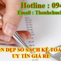 Dọn dẹp sổ sách kế toán giá rẻ tại Sơn Tây